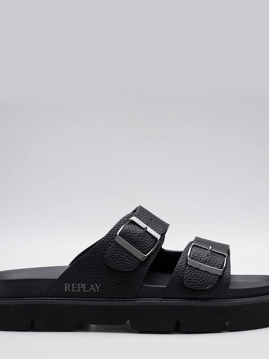 Hallan Men's Sandals in Black Colour