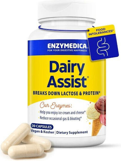 Enzymedica DairyAssist 30 κάψουλες