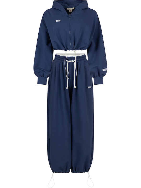Sweatpants Set Navy Blue