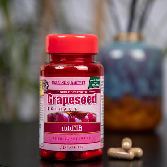 Holland & Barrett Grapeseed Extract 100мг 50 капси Грозде
