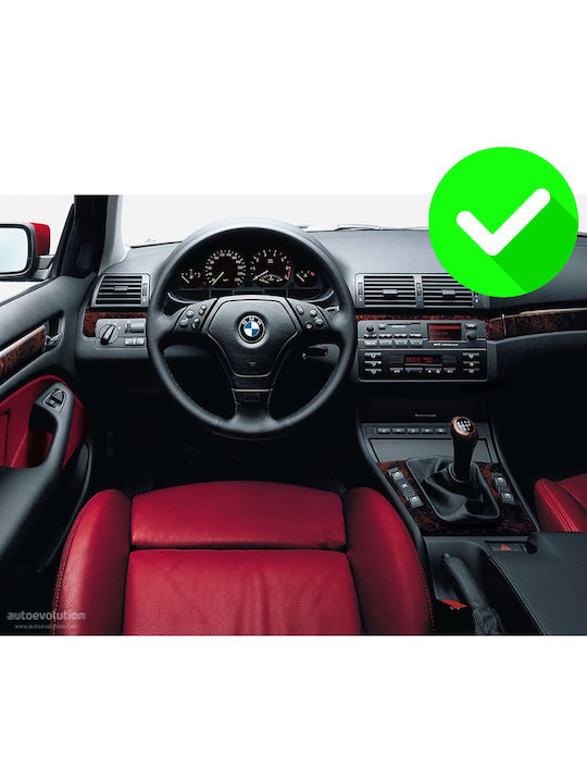 Carmedia Car Audio System for BMW Series 3 (E46) 1998-2005 (Bluetooth/USB/WiFi/GPS/Apple-Carplay/Android-Auto) with Touch Screen 12.3"