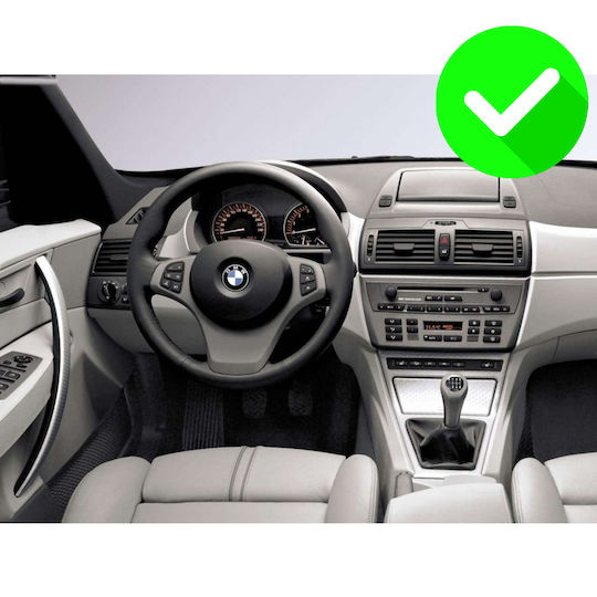 Carmedia Ηχοσύστημα Αυτοκινήτου για BMW X3 (E83) 2003-2010 (Bluetooth/USB/WiFi/GPS/Apple-Carplay/Android-Auto) με Οθόνη Αφής 9"