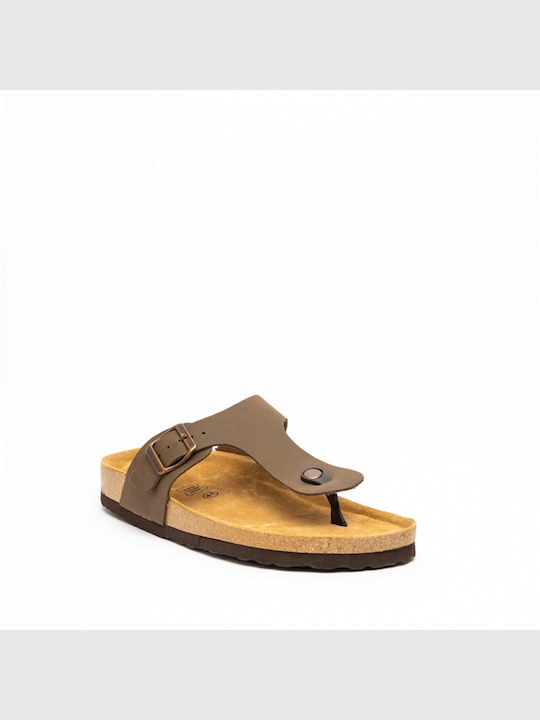 Herrensandalen in Braune Farbe
