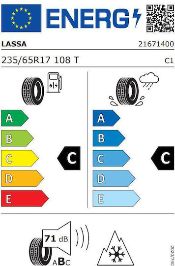 Lassa 235/65R17 103T Pentru Toate Tipurile De Teren Vara Anvelopă Pentru 4x4 / SUV Auto
