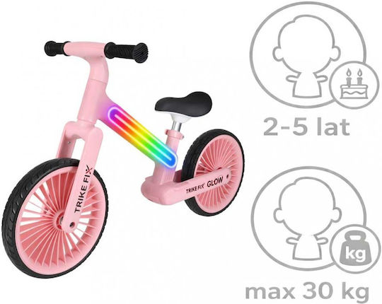 ikonka Bicicletă Fără Pedale Roz