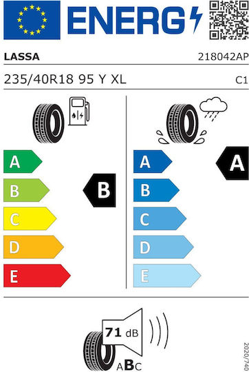Lassa Revola 235/40R18 95Y XL Anvelopă Auto de Vară