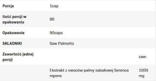 AllNutrition Saw Palmetto 1000мг 90 Капсули
