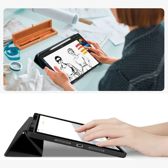 Tech-Protect Флип капак Черен (Lenovo Idea Tab Plus 12.1 TB-361)