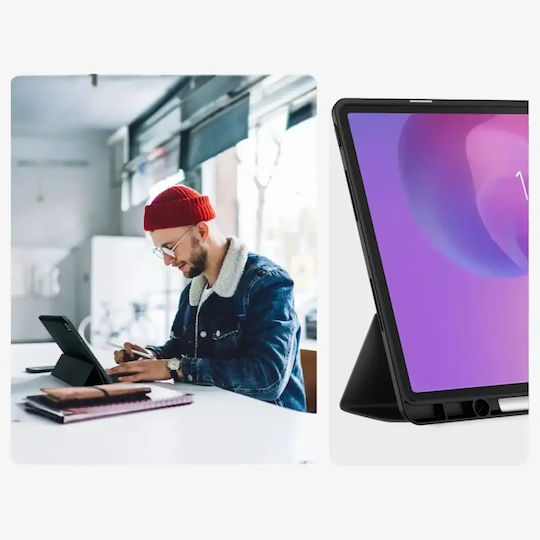Tech-Protect Флип капак Черен (Lenovo Idea Tab Plus 12.1 TB-361)