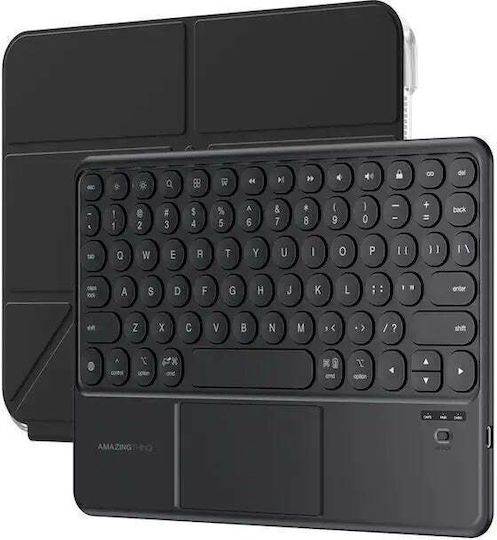 AmazingThing Minimal Case Keylite Combo Клавиатурен Калъф iPad Air M3 13" Черен