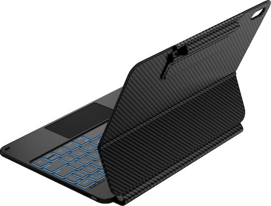 Typecase Klappdeckel Robust mit Tastatur Schware (iPad 11 A16 2025, iPad 10,9 2022)