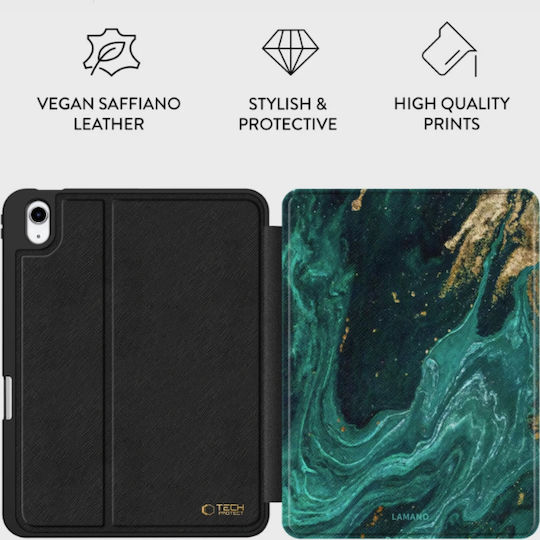 Tech-Protect Flip Cover Πράσινη (iPad 10.9” (2022), iPad 11” (2025))