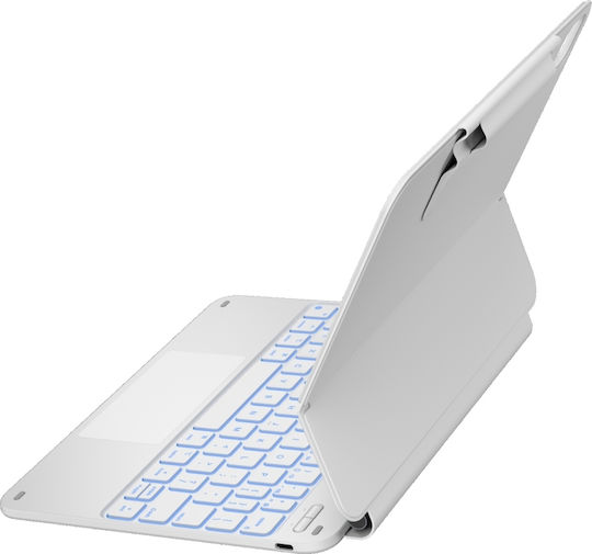 Typecase Klappdeckel Robust mit Tastatur Weie (iPad Air 11 2024/2025)