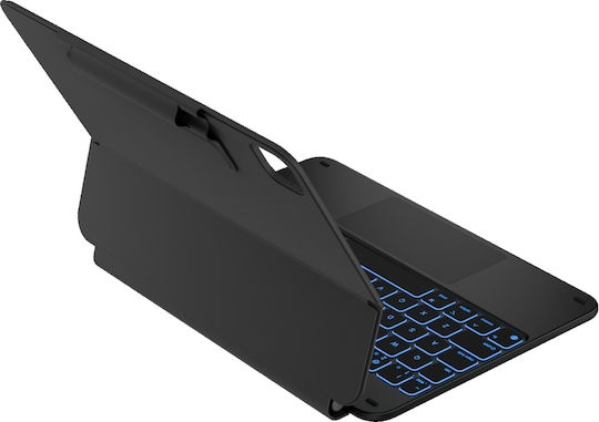Typecase Edge Klappdeckel Robust mit Tastatur im Internationales Englisch Schware (iPad Air 11 2024/2025)