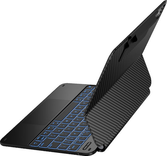 Typecase Case Edge Keyboard Ipad Air 11 2024/2025 Carbon Fiber Klappdeckel