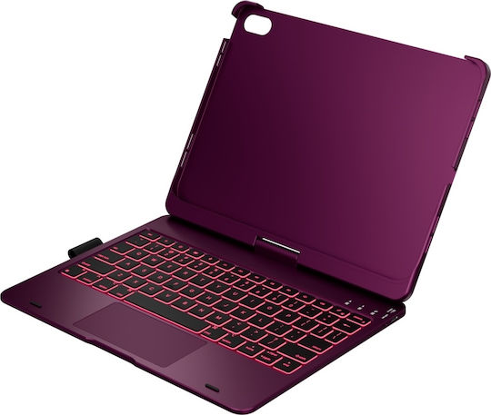 Typecase Case Flexbook Touch Tastatur iPad 11 (A16) 2025 iPad 10,9 2022 Raspberry Kb201t-100-b-rby-blk-b-us-v3