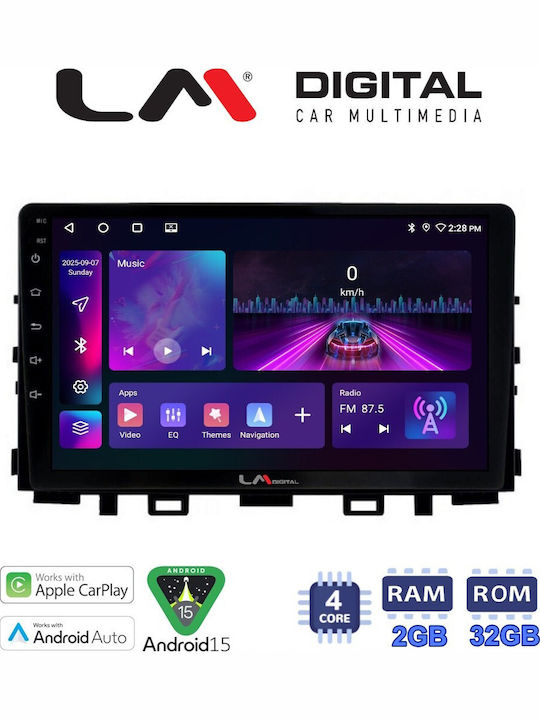 LM Digital Auto-Audiosystem für Kia Rio / Stonic 2017 (Bluetooth/USB/Eingebautes Wi-Fi / GPS / Apple CarPlay / Android Auto)