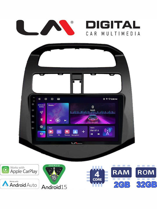 LM Digital Автомобилна Аудио Система За Chevrolet Spark 2009>2016 Bluetooth USB Вграден Wi-Fi GPS Apple CarPlay Android Auto