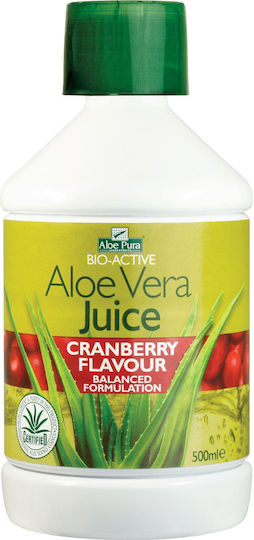 Optima Naturals Aloe Vera Juice 500ml Cranberry
