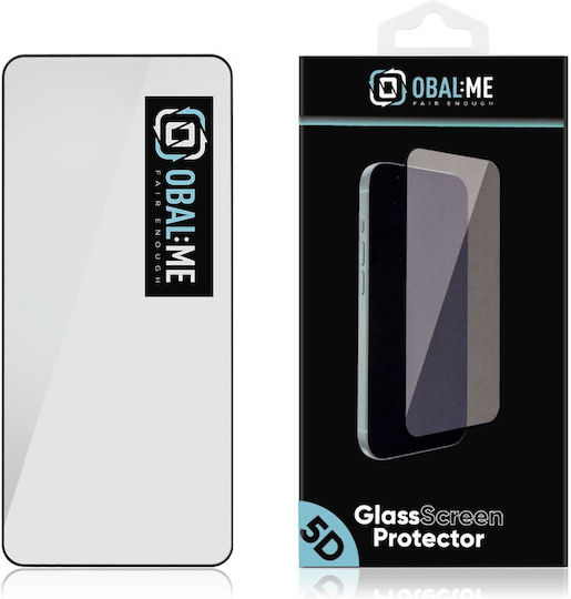 Obal:Me 5D Tempered Glass Black (Motorola G86, Motorola G86 Power)