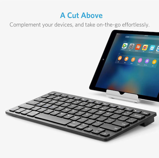 Anker UltraSlim Kabelloses Bluetooth Tastatur Englisch (US) Kompatibel mit Mac