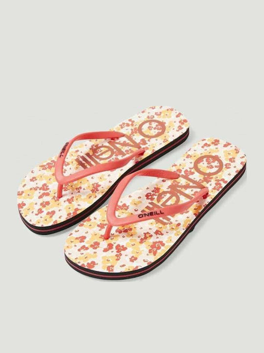 Profile Graphic Women's Flip Flops Red
