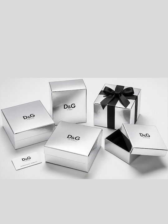 Dolce & Gabbana Σετ Γυναικεία Βραχιόλια Χειροπέδα από Ατσάλι