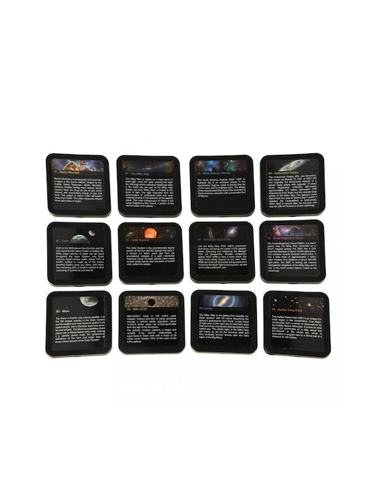 ikonka Lumină Led Pentru Copii Proiector Negru 11.5x11x11cm
