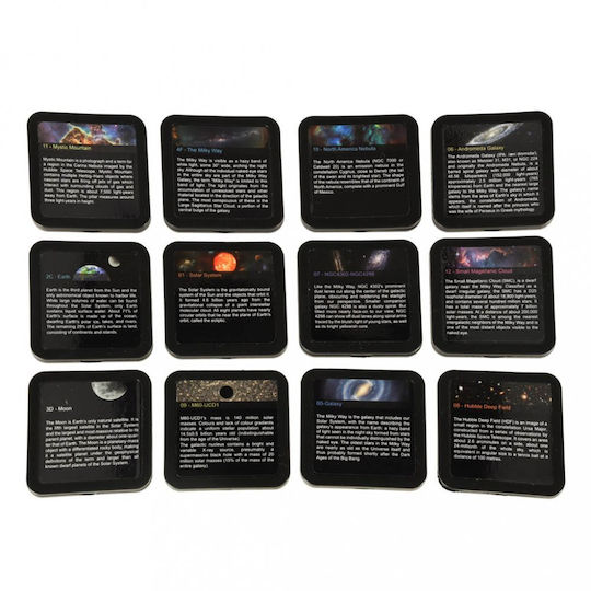 ikonka Lumină Led Pentru Copii Proiector Negru 11.5x11x11cm