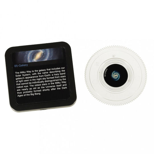 ikonka Lumină Led Pentru Copii Proiector Negru 11.5x11x11cm