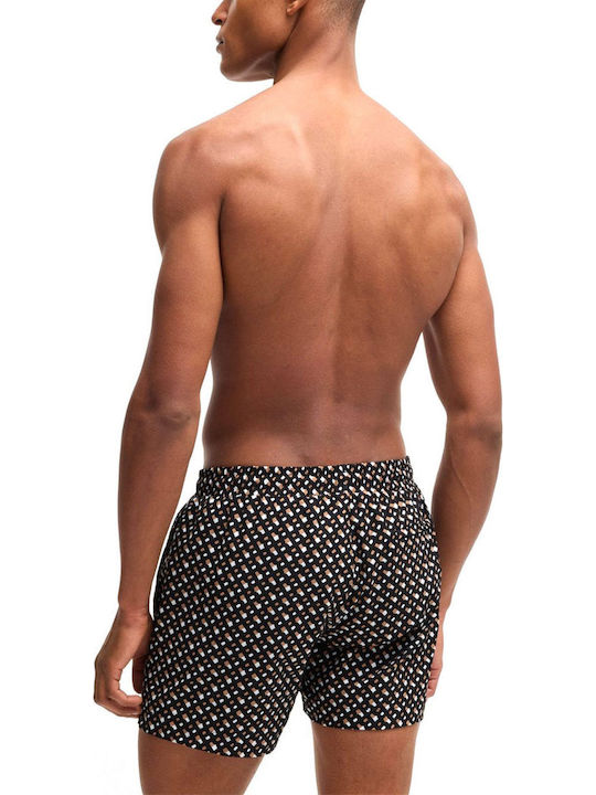 Boss Herren Badehose Shorts Black, White, Beige Boss Herren Badehose Shorts Black, White, Beige