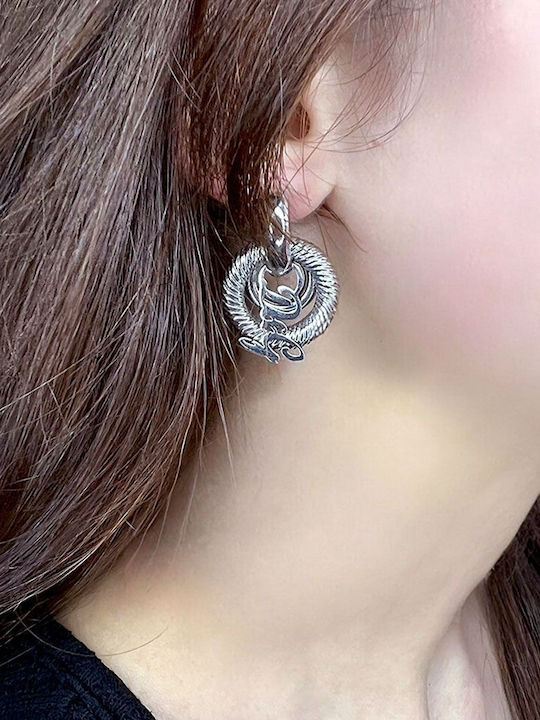 Dolce & Gabbana Crips Earrings made of Steel Gold Plated