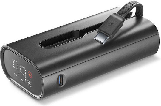 Cellular Line LIN-C Power Bank 10000mAh 20W с USB-C порт Power Delivery Черен