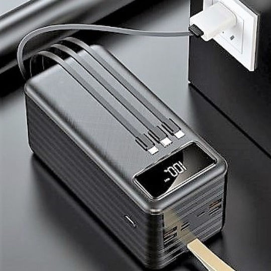 GP860 Power Bank 60000mAh 22.5W with 4 USB-A Ports and USB-C Port Black