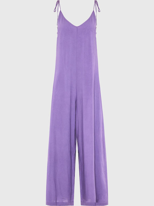 Women's Jumpsuit Dusty Lavender FBL013-100-12-Dusty-Lavender