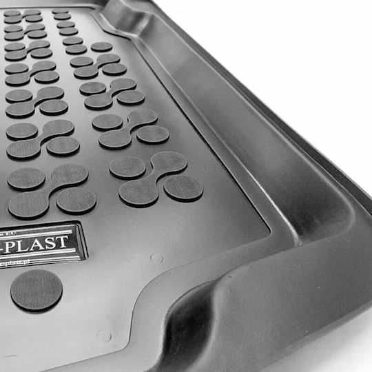 Rubber Car Mats Fiat Ducato 2006+ E-ducato 2021+ Ducato Camper 2-Seater Raised Sides Type 1 Piece Rezaw Plast Fiat Rezaw-plast