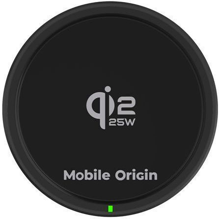 Mobile Origin CA24 Βάση Κινητού Αυτοκινήτου με Μαγνήτη και Ασύρματη Φόρτιση MagSafe Μαύρη