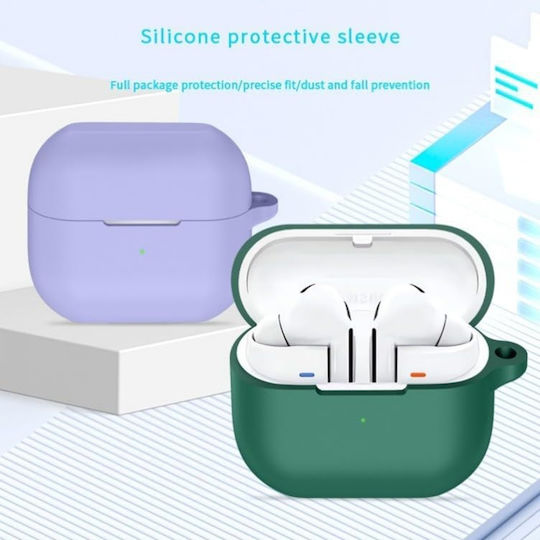 Techsuit Θήκη Σιλικόνης σε Μαύρο χρώμα για Samsung Galaxy Buds 3 / 3 FE / 3 Pro