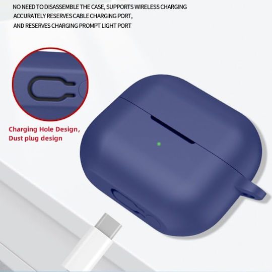 Techsuit Hülle Silikon in Grün Farbe für Samsung Galaxy Buds 3 / 3 FE / 3 Pro
