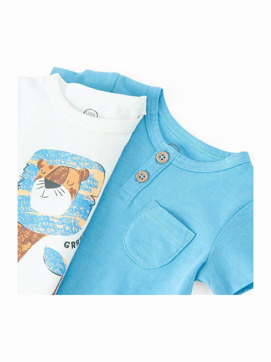 Cool Club Set Multicolour Onesies 2 Pieces