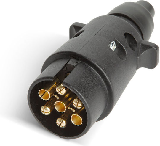 Conector Remorcă 7-Pini 12v Pliabil Standard Auto Iso1724 Negru