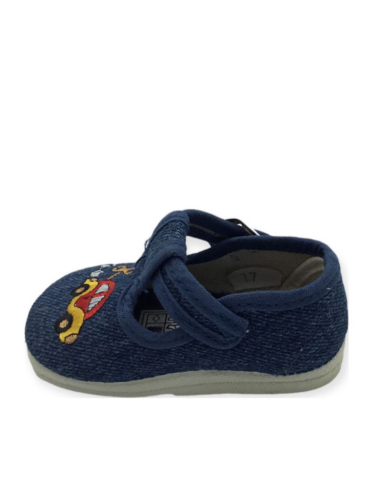 Adam's Shoes Βρεφικά Μοκασίνια Αγκαλιάς Navy Μπλε