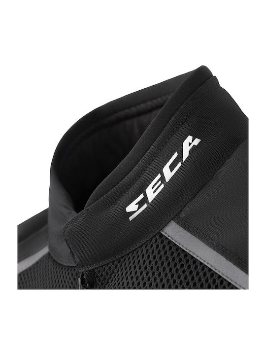 Seca Summer Way Καλοκαιρινό Ανδρικό Μπουφάν Μηχανής Μαύρο