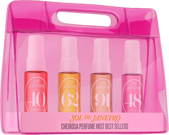 Set 4 Body Sprays Cheirosa Perfume Mist Best Sellers Sol De Janeiro