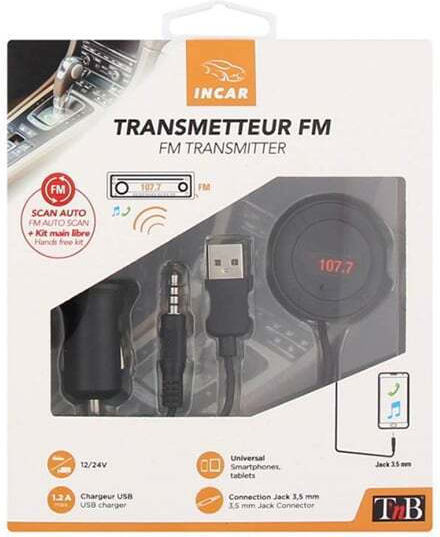 T'nB FM Transmitter Αυτοκινήτου με Bluetooth / USB / AUX