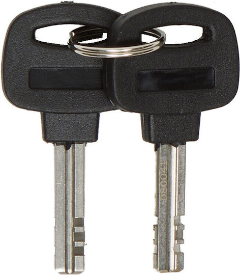 Auvray BD16 Motorcycle Disc Brake Lock with 6mm Pin in Yellow