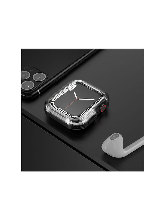Devia Silicone Case Black Colour for Apple Watch 45mm