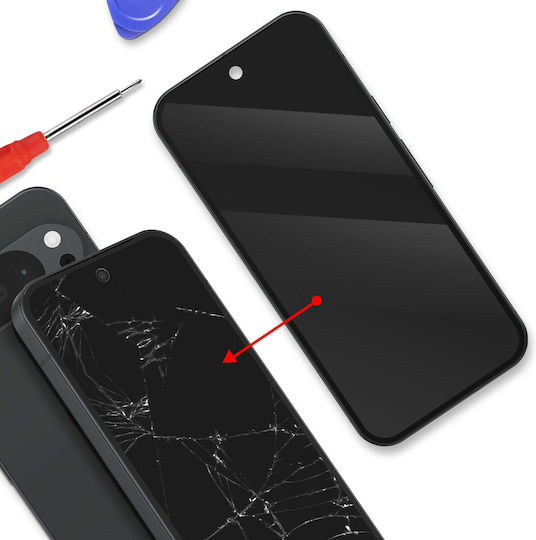 Clappio Full Screen Google Pixel 10 Pro Lcd Panel Glass Frame Black
