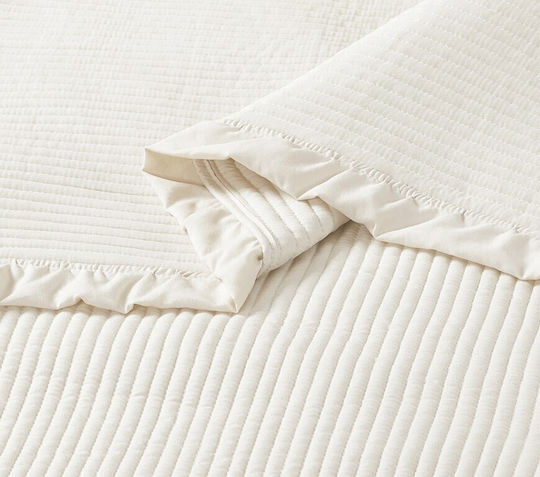 Liolios Home Armony Κουβερλί Ημίδιπλο Cream 180x240cm