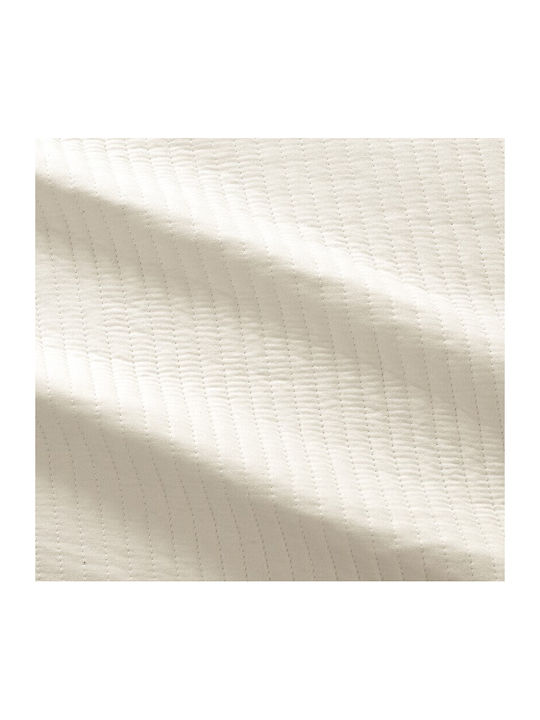 Liolios Home Armony Tagesdecken Halbdoppel Cream 180x240cm